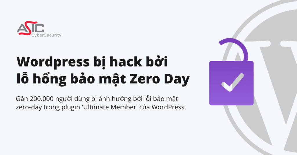 Wordpress bị hack bởi lỗ hổng bảo mật Zero-Day