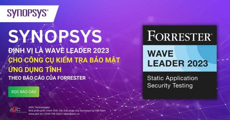 Synopsys được Forrester định vị l&agrave; Leader cho C&ocirc;ng cụ Kiểm tra bảo mật ứng dụng tĩnh 2023